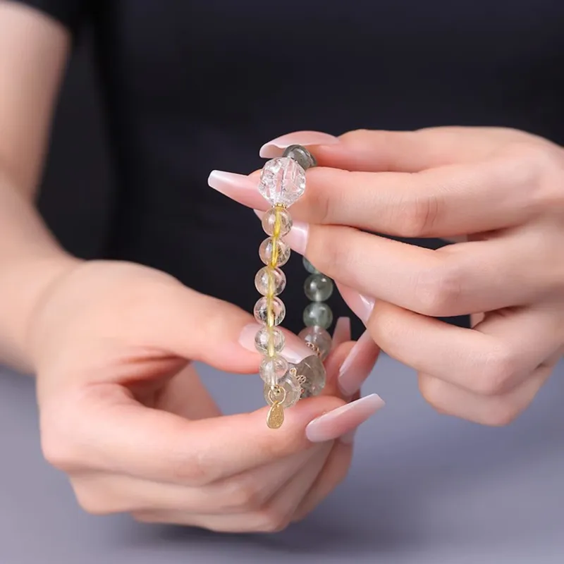 EADDA JEWELRY Crystal Jade Bracelets Unisex-1