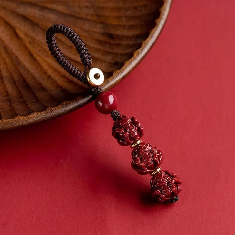 EADDA JEWELRY Cinnabar Keychains Unisex-45
