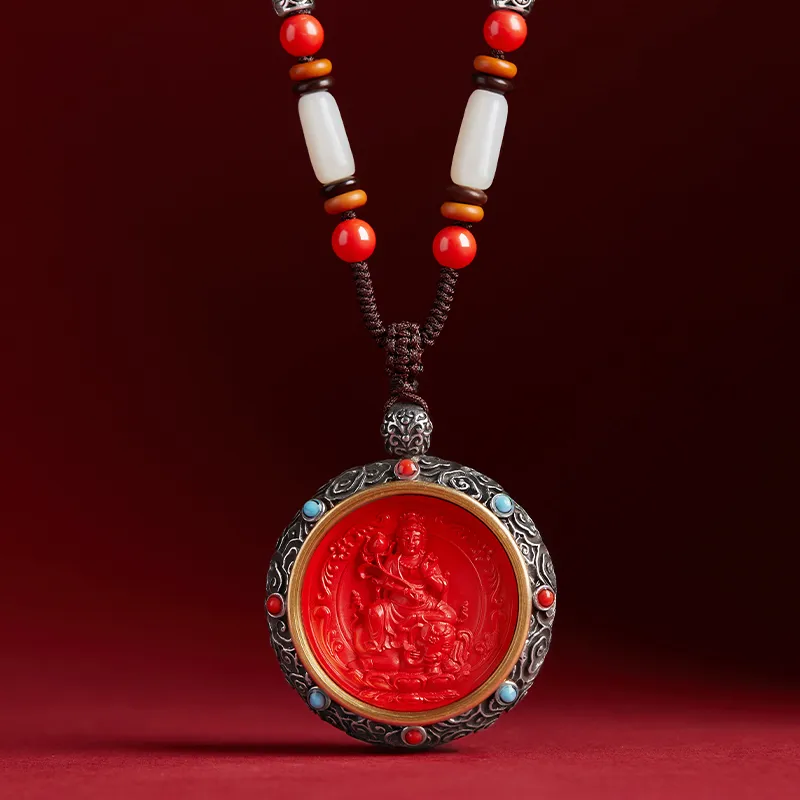 EADDA JEWELRY Cinnabar Necklaces Unisex-7