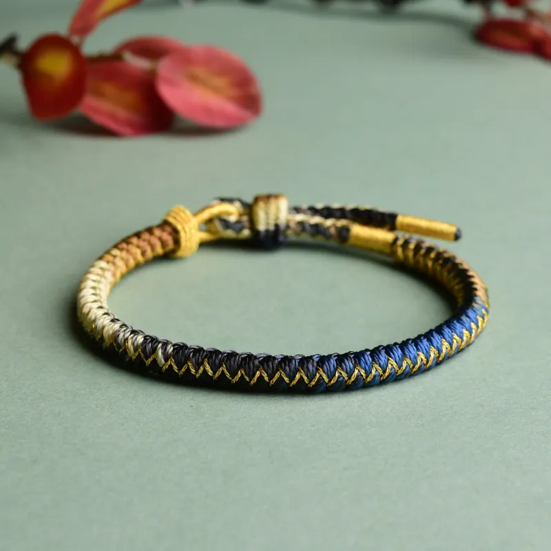 EADDA JEWELRY Ice Silk Cotton Cord Bracelets Unisex-3