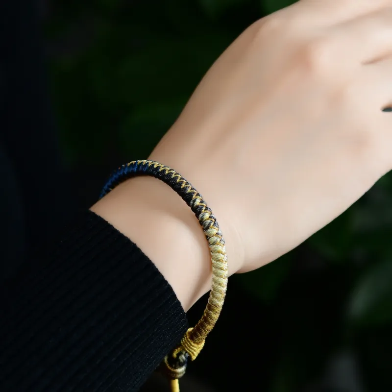 EADDA JEWELRY Ice Silk Cotton Cord Bracelets Unisex-1