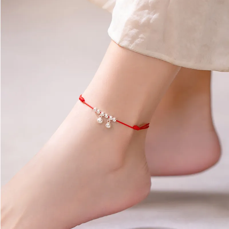 EADDA JEWELRY S925 Silver Anklets Unisex-1