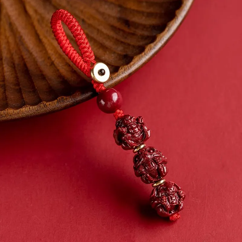EADDA JEWELRY Cinnabar Keychains Unisex-19