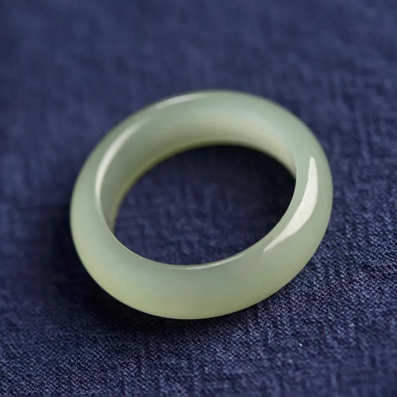 EADDA JEWELRY Rings Green Jade Unisex-2