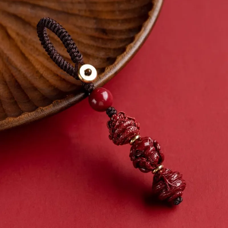 EADDA JEWELRY Cinnabar Keychains Unisex-49