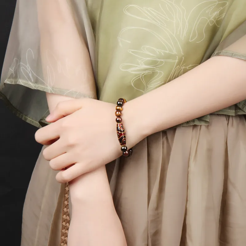 EADDA JEWELRY Tiger's Eye Stone Bracelets Unisex-4