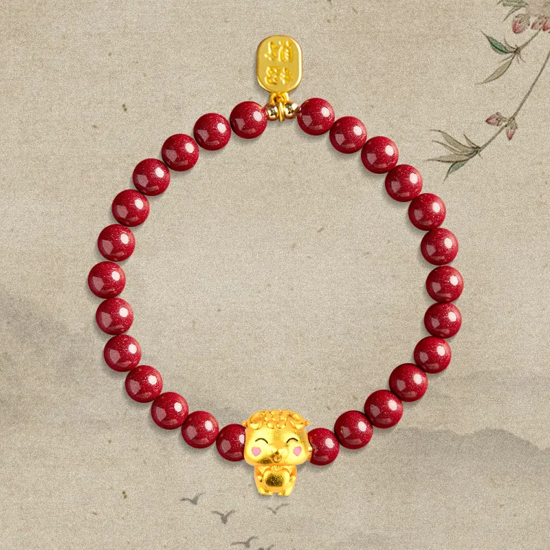 EADDA JEWELRY Cinnabar Bracelets Unisex-15