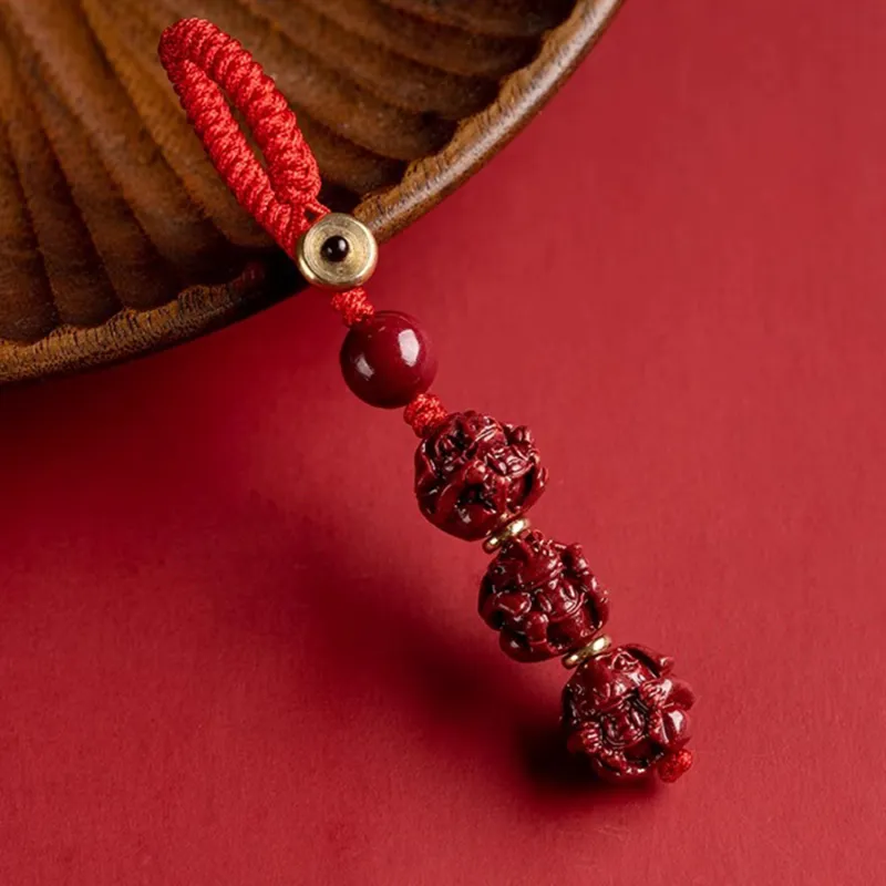EADDA JEWELRY Cinnabar Keychains Unisex-8