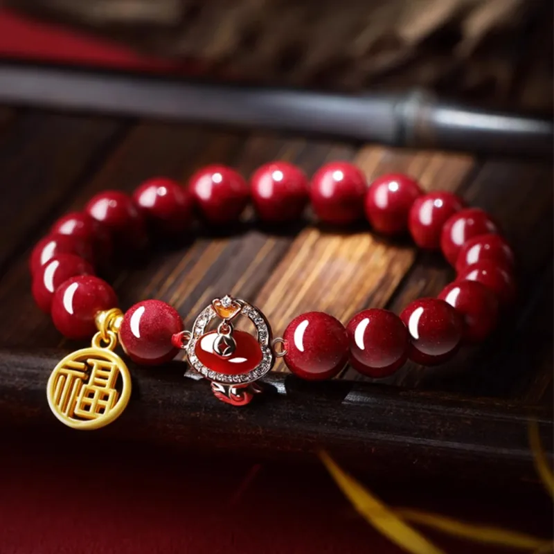 EADDA JEWELRY Cinnabar Bracelets Unisex-7