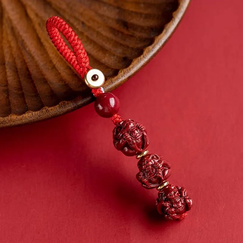 EADDA JEWELRY Cinnabar Keychains Unisex-29