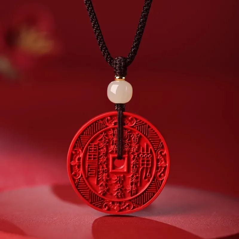 EADDA JEWELRY Cinnabar Necklaces Unisex-4
