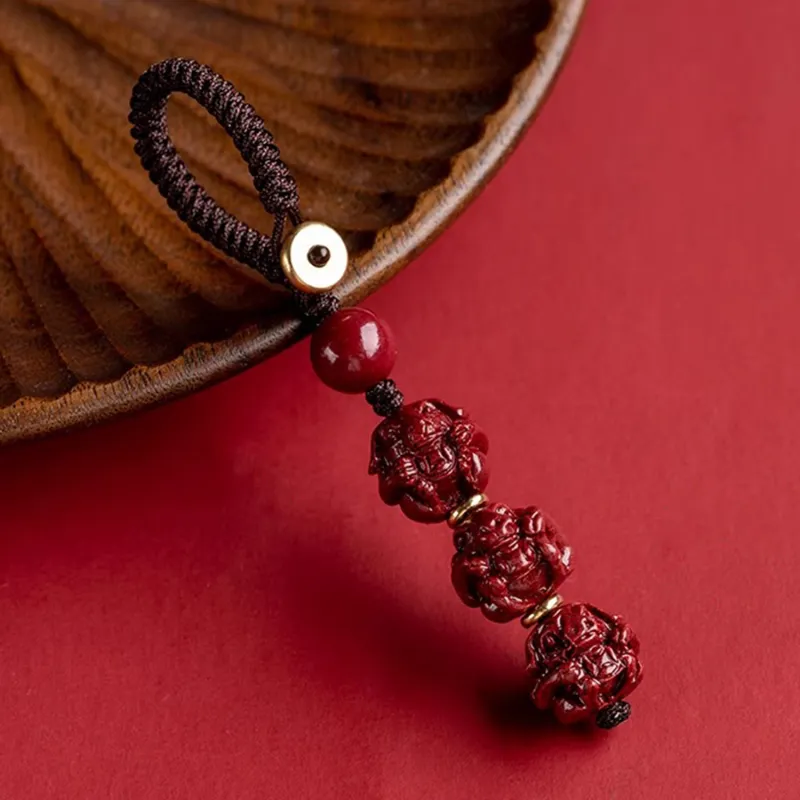 EADDA JEWELRY Cinnabar Keychains Unisex-37