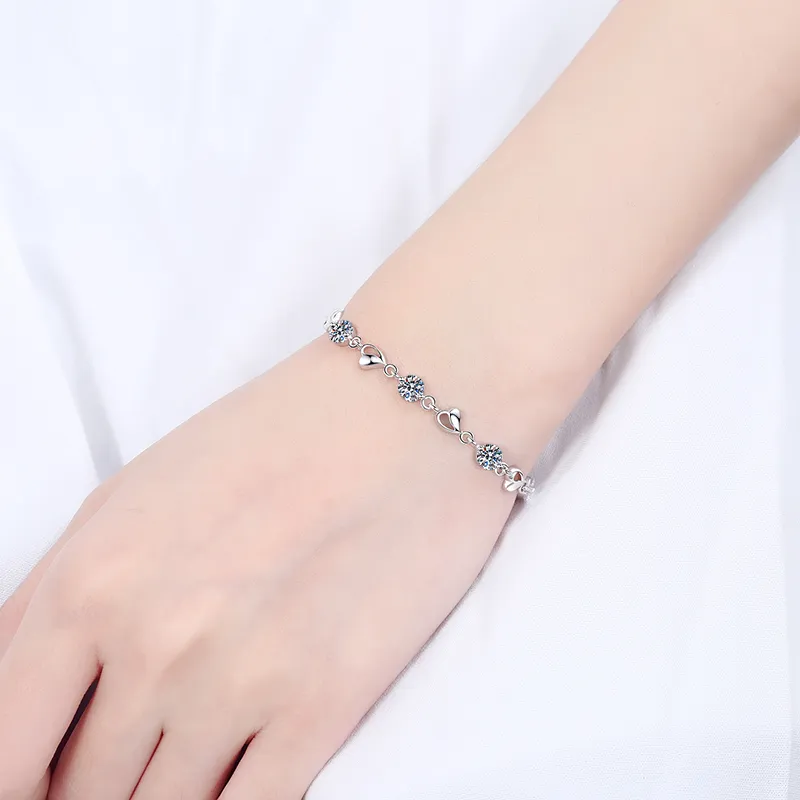EADDA JEWELRY Moissanite Bracelets Unisex-4