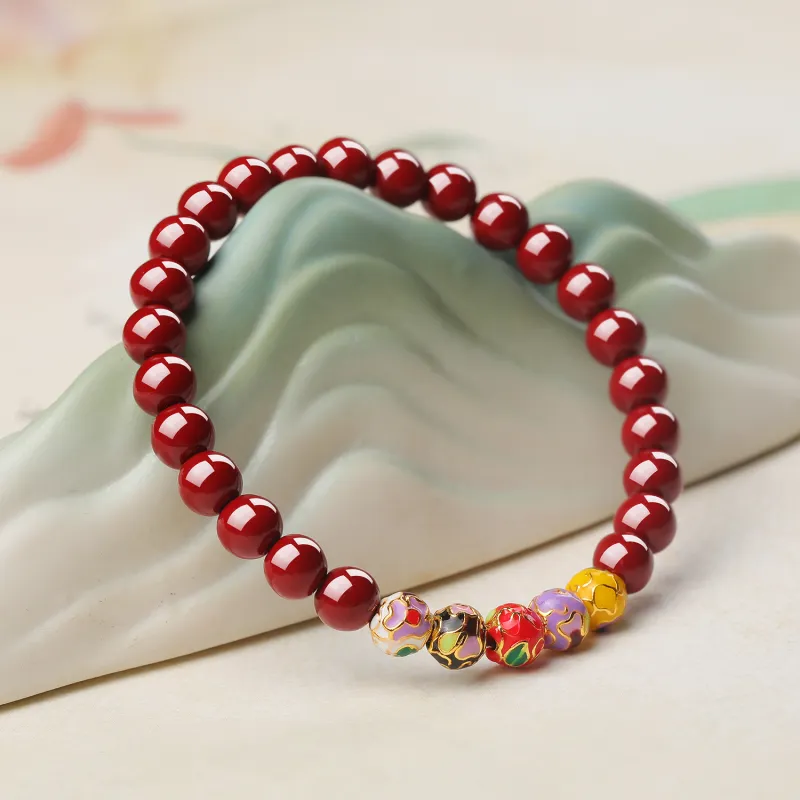 EADDA JEWELRY Cinnabar Bracelets Unisex-3