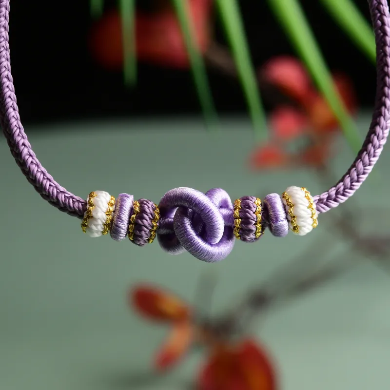 EADDA JEWELRY Ice Silk Cotton Cord Bracelets Unisex-2