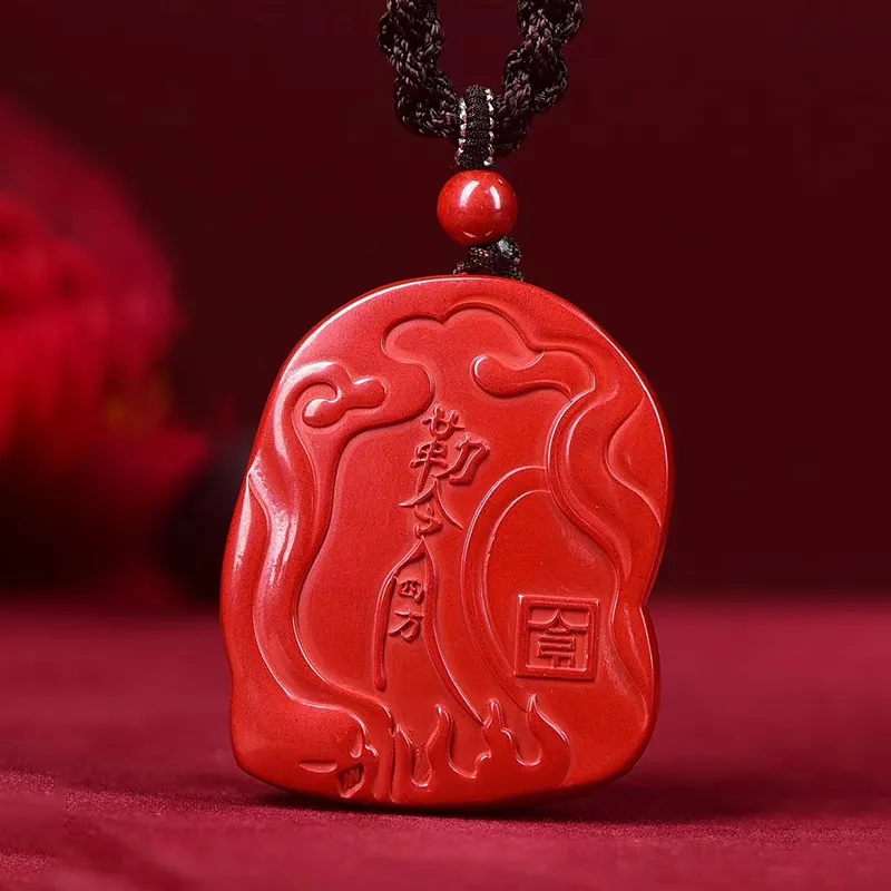 EADDA JEWELRY Cinnabar Necklaces Unisex-4