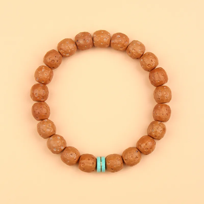 EADDA JEWELRY Monkey Head Walnut Bracelets Unisex-1