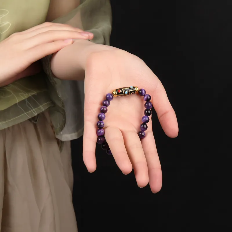 EADDA JEWELRY Tiger's Eye Stone Bracelets Unisex-1