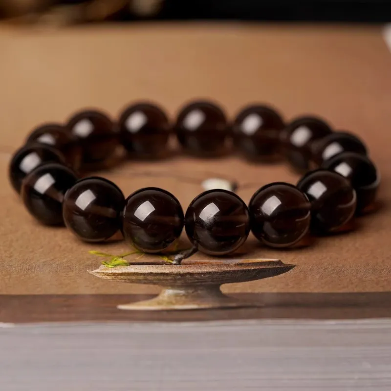 EADDA JEWELRY Natural Obsidian Bracelets Unisex-5