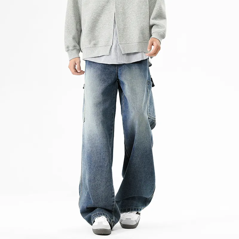 NOME Basic Versatile Loose Fit Straight Fit Pants Unisex-13