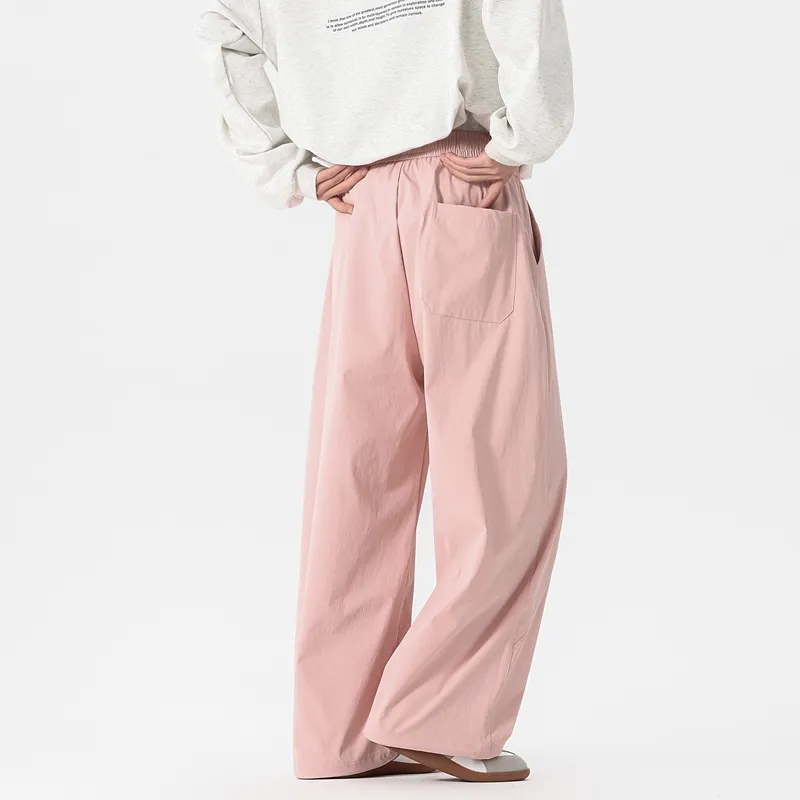NOME Versatile Fashion Loose Fit Comfortable Wide Leg Pants Unisex-6