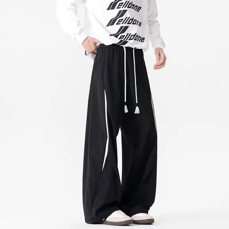 NOME Versatile Fashion Loose Fit Comfortable Wide Leg Pants Unisex-4