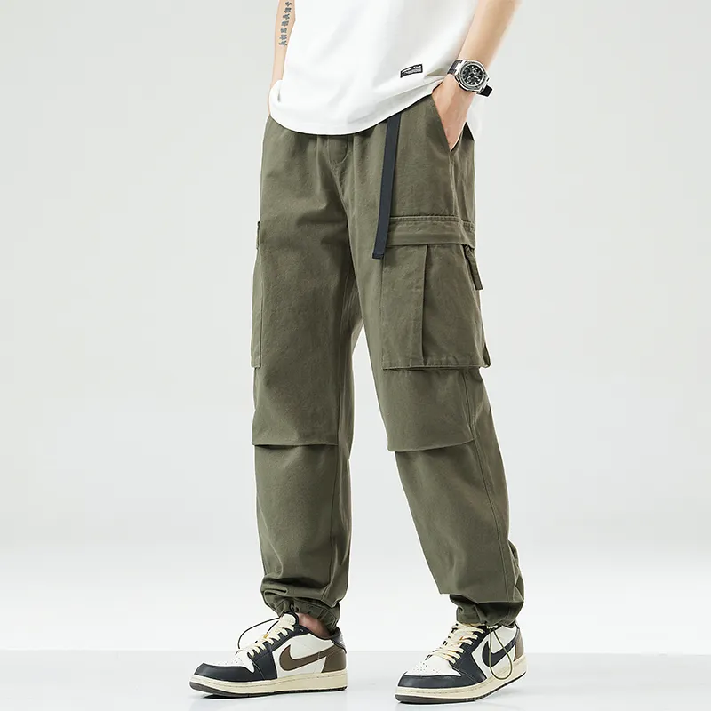 NOME Vintage Casual Straight Fit Wide Leg Pants Unisex-14