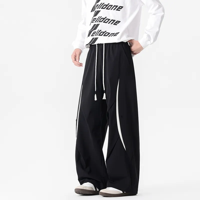 NOME Versatile Fashion Loose Fit Comfortable Wide Leg Pants Unisex-2