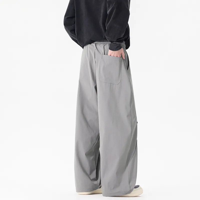 NOME Versatile Fashion Loose Fit Comfortable Wide Leg Pants Unisex-15