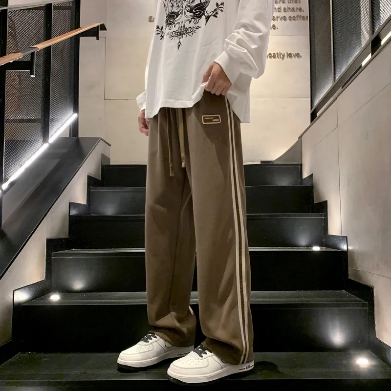 NOME Versatile Loose Fit Comfortable Minimalist Style Straight Fit Wide Leg Casual Pants Unisex-6