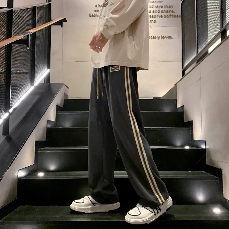 NOME Versatile Loose Fit Comfortable Minimalist Style Straight Fit Wide Leg Casual Pants Unisex-12