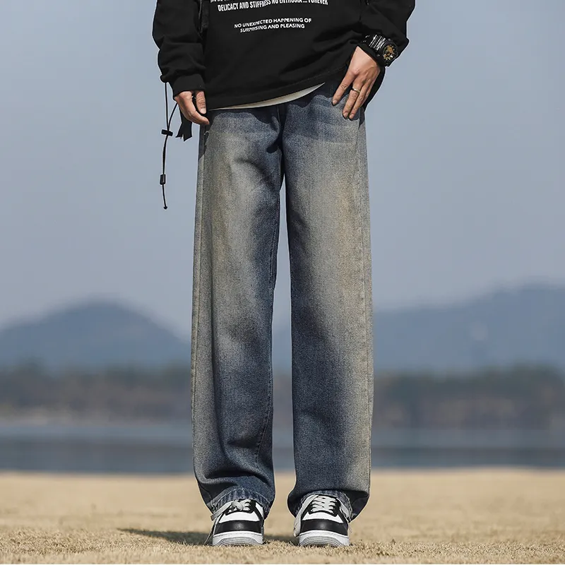 NOME Luxury Streetwear Trendy Wide Leg Pants Unisex-4