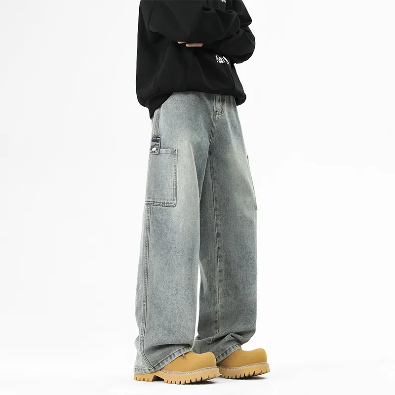 NOME Basic Versatile Loose Fit Straight Fit Pants Unisex-4
