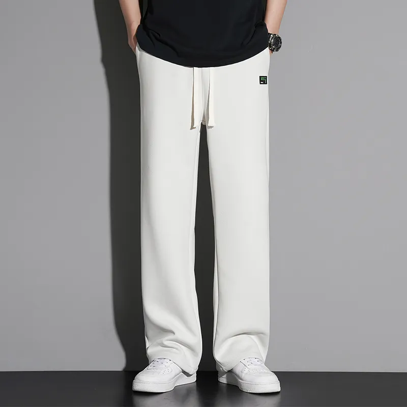 NOME Preppy Style Wide Leg Sports Casual Pants Unisex-6