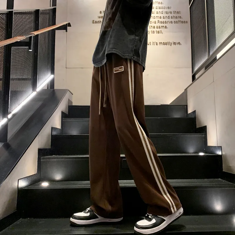 NOME Versatile Loose Fit Comfortable Minimalist Style Straight Fit Wide Leg Casual Pants Unisex-17