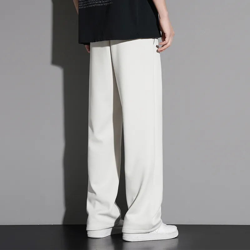 NOME Preppy Style Wide Leg Sports Casual Pants Unisex-5
