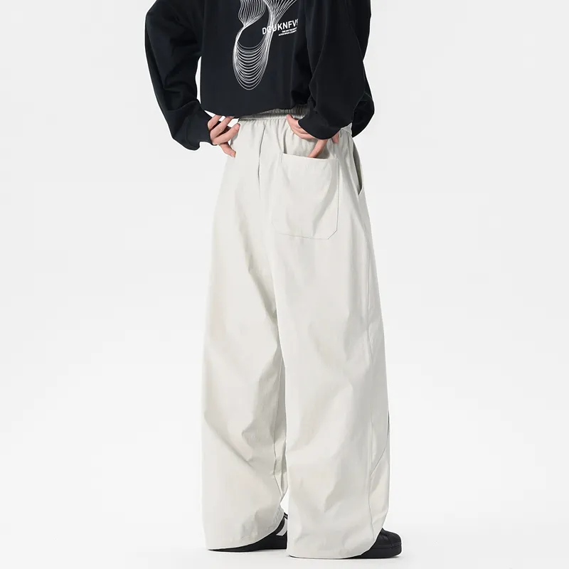 NOME Versatile Fashion Loose Fit Comfortable Wide Leg Pants Unisex-25