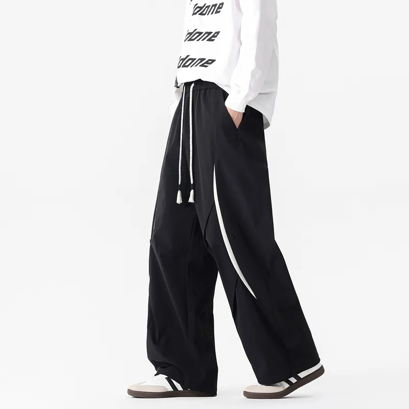 NOME Versatile Fashion Loose Fit Comfortable Wide Leg Pants Unisex-3