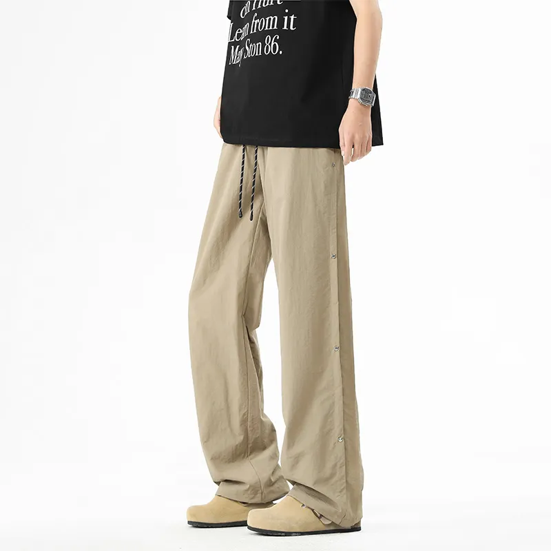 NOME Everyday Commute Minimalist Style Fashion Wide Leg Casual Pants Unisex-13