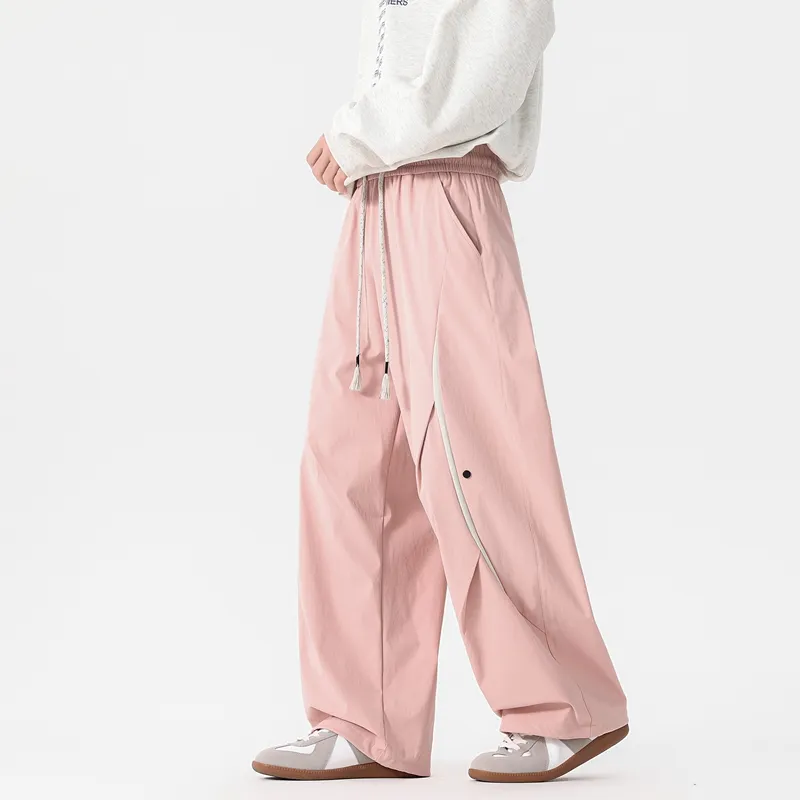 NOME Versatile Fashion Loose Fit Comfortable Wide Leg Pants Unisex-7
