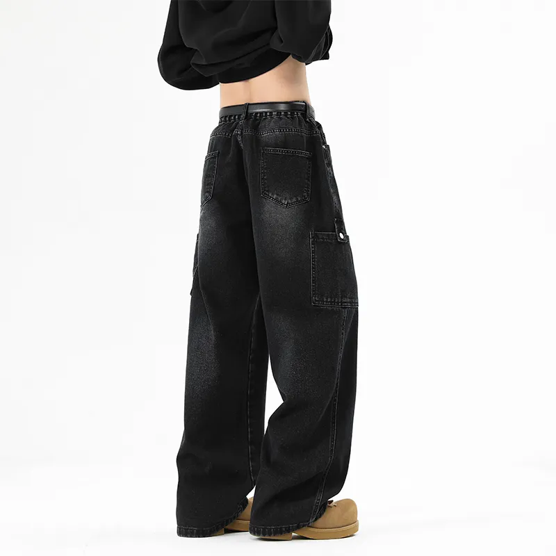 NOME Basic Versatile Loose Fit Straight Fit Pants Unisex-6