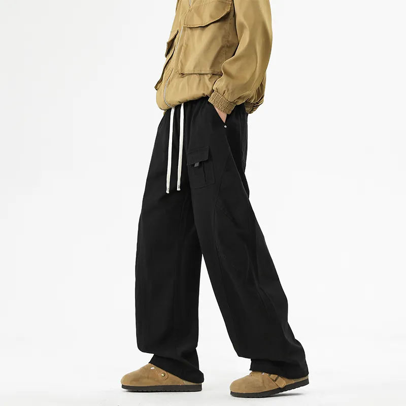 NOME Trendy Draped Comfortable Versatile Lace Up Pants Unisex-3
