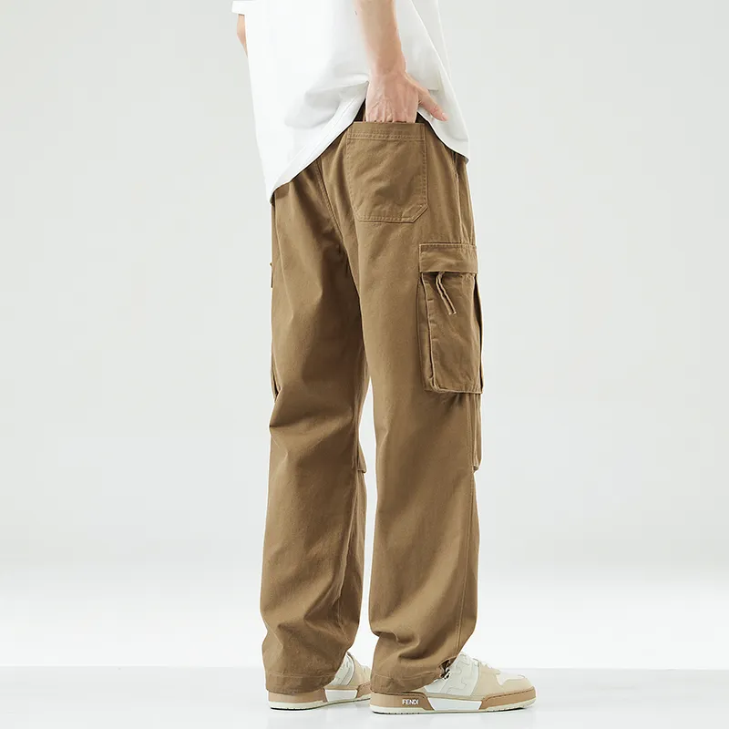 NOME Vintage Casual Straight Fit Wide Leg Pants Unisex-6