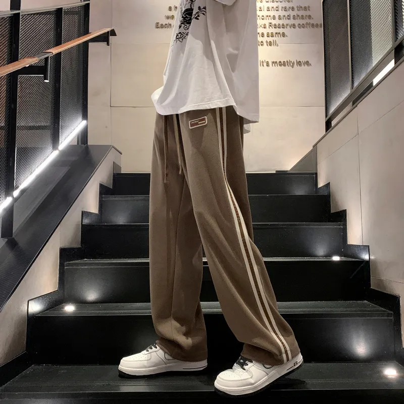 NOME Versatile Loose Fit Comfortable Minimalist Style Straight Fit Wide Leg Casual Pants Unisex-7