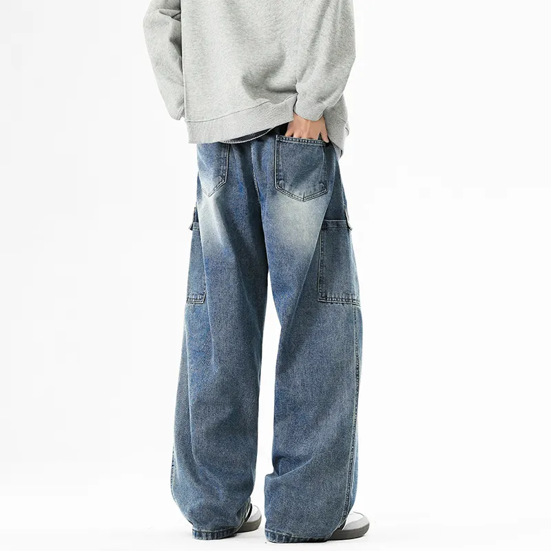 NOME Basic Versatile Loose Fit Straight Fit Pants Unisex-11