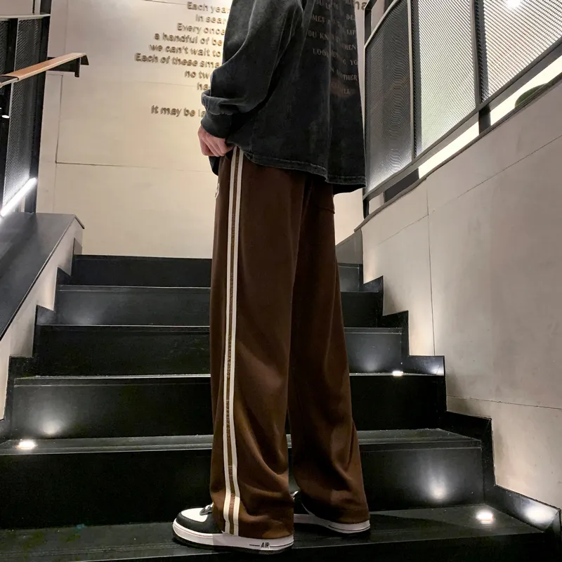 NOME Versatile Loose Fit Comfortable Minimalist Style Straight Fit Wide Leg Casual Pants Unisex-15