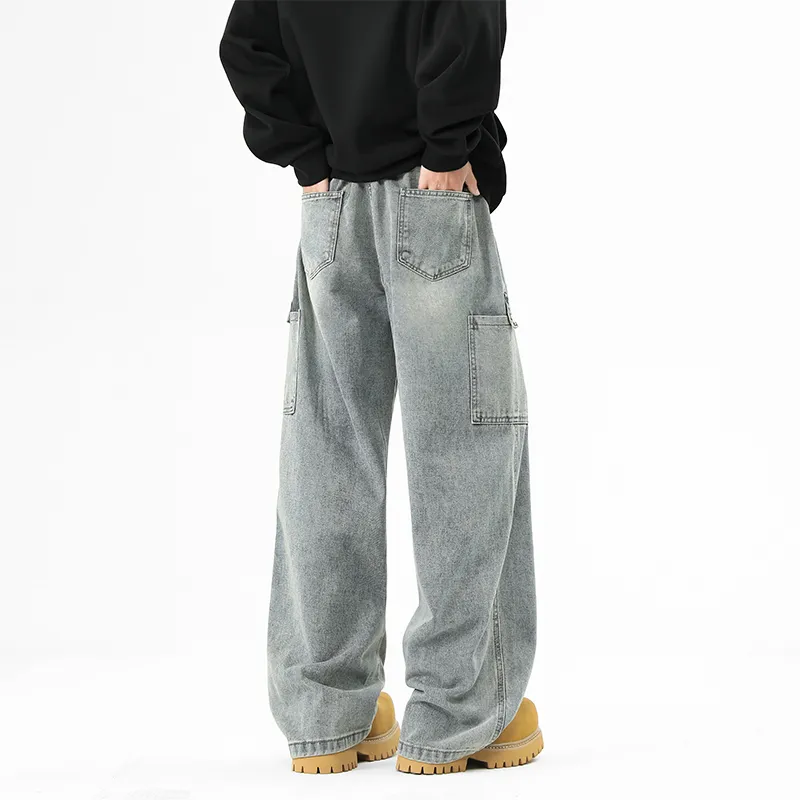 NOME Basic Versatile Loose Fit Straight Fit Pants Unisex-1