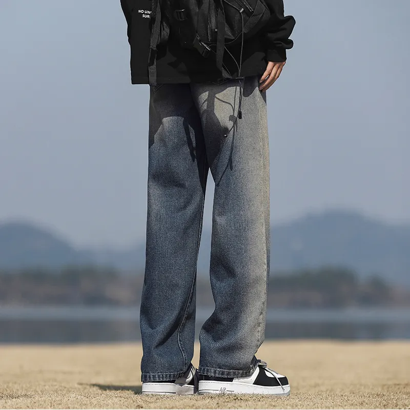 NOME Luxury Streetwear Trendy Wide Leg Pants Unisex-1