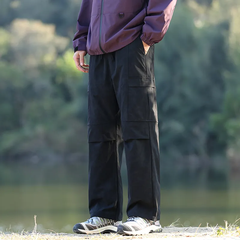 NOME Luxury Streetwear Trendy Loose Fit Straight Fit Wide Leg Casual Pants Unisex-3
