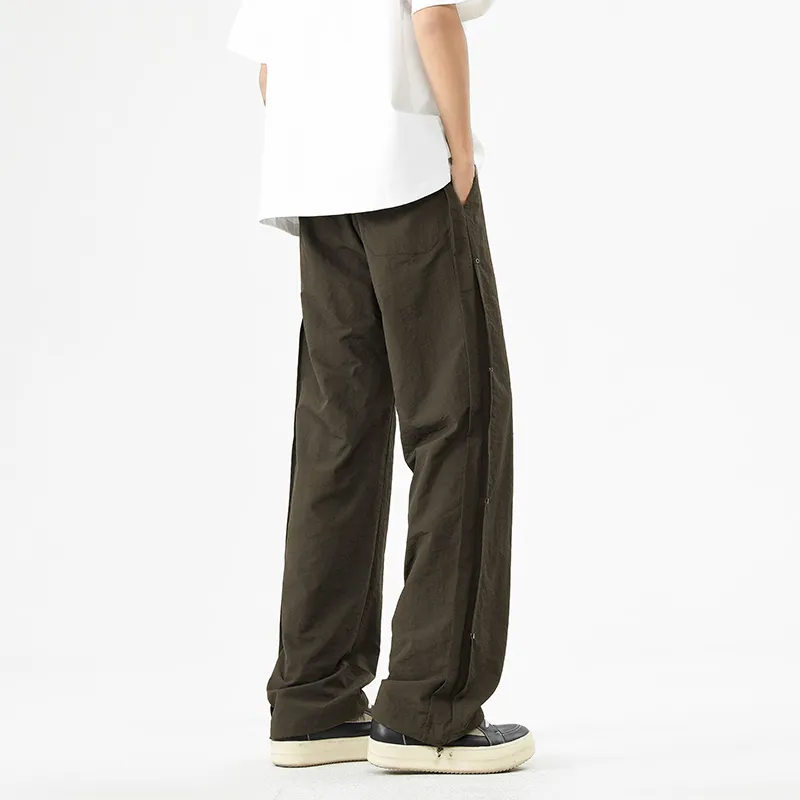 NOME Everyday Commute Minimalist Style Fashion Wide Leg Casual Pants Unisex-6